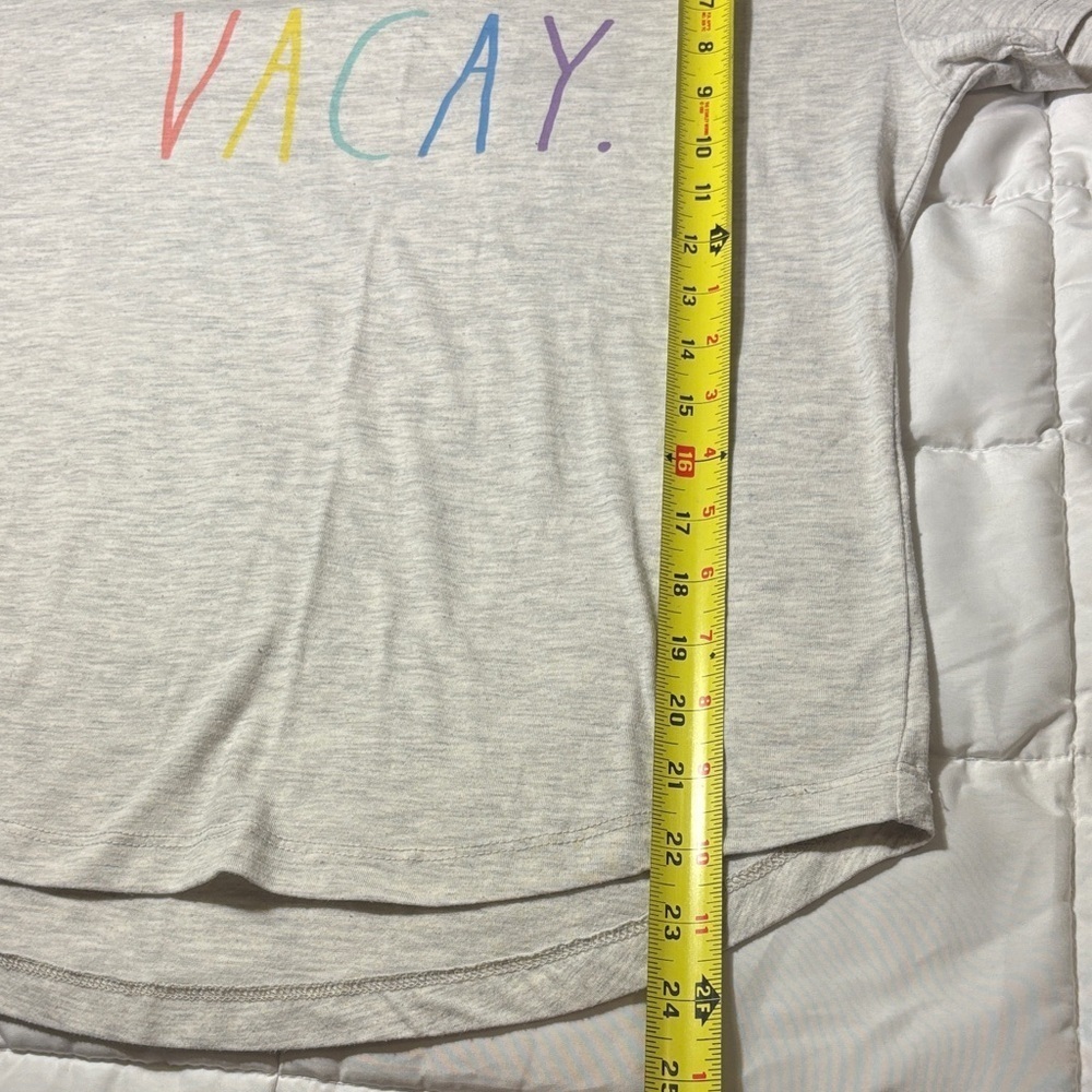 Rae Dunn Gray VACAY T-Shirt - Picture 4 of 7